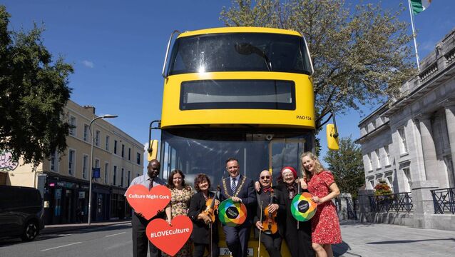 <p>Lord Mayor Cllr Damian Boylan with Bus Éireann representative Farai Tawanda, local swing dancer Rosie Roccaforte, musicians from Cork Light Orchestra, Olive Vaughan, Neal Dunnigan, Virginia Giglio, and local swing dancer Clodagh Hurley launching Culture Night Cork City. Picture: Darragh Kane</p> <p>Lord Mayor Cllr Damian Boylan with Bus Éireann representative Farai Tawanda, local swing dancer Rosie Roccaforte, musicians from Cork Light Orchestra, Olive Vaughan, Neal Dunnigan, Virginia Giglio, and local swing dancer Clodagh Hurley launching Culture Night Cork City. Picture: Darragh Kane</p>