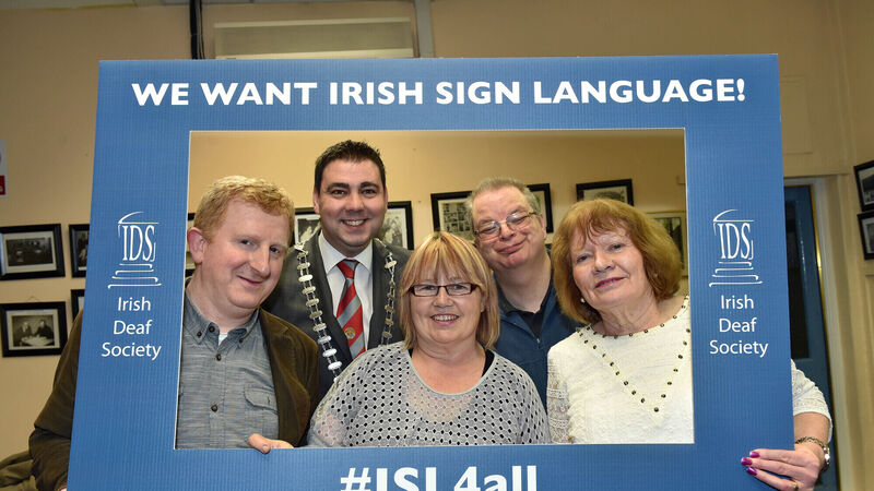 Deaf Society hosts celebration to mark first national Irish Sign Language Day Deaf Society hosts celebration to mark first national Irish Sign Language Day