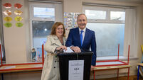 Cork goes to the polls: Micheál and Mary Martin cast their votes Cork goes to the polls: Micheál and Mary Martin cast their votes