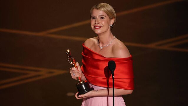 <p>Jessie Buckley accepts the award for Best Actress in a Leading Role for "Hamnet" onstage during the 98th Annual Academy Awards at the Dolby Theatre in Hollywood, California on March 15, 2026. (Photo by Patrick T. Fallon / AFP via Getty Images)</p> <p>Jessie Buckley accepts the award for Best Actress in a Leading Role for "Hamnet" onstage during the 98th Annual Academy Awards at the Dolby Theatre in Hollywood, California on March 15, 2026. (Photo by Patrick T. Fallon / AFP via Getty Images)</p>