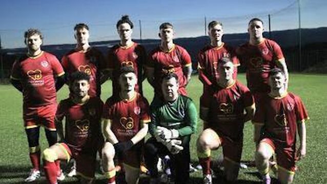 <p>Business League: ISF Ballyphehane Celtic knocked five-time winners Doolan’s Cow out of the Grandon’s Toyota Shield at Gortnaglough Community Park. Picture: Nikki Joyce</p> <p>Business League: ISF Ballyphehane Celtic knocked five-time winners Doolan’s Cow out of the Grandon’s Toyota Shield at Gortnaglough Community Park. Picture: Nikki Joyce</p>