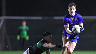 <p> Luke Horgan of Nemo Rangers tries to stop Billy Hennessy of St Finbarr's. Picture: Jim Coughlan</p> <p> Luke Horgan of Nemo Rangers tries to stop Billy Hennessy of St Finbarr's. Picture: Jim Coughlan</p>