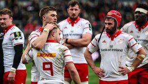 <p>Munster's Jack Crowley and Craig Casey dejected after the loss to Exeter. Picture: INPHO/Dan Sheridan</p> <p>Munster's Jack Crowley and Craig Casey dejected after the loss to Exeter. Picture: INPHO/Dan Sheridan</p>