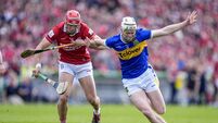 Inpho Oisín O'Donoghue in action against Ciarán Joyce 19/4/2026