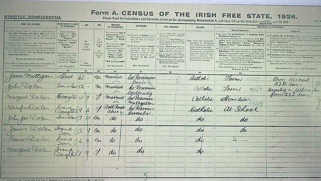<p class="contextmenu internal_Caption">The 1926 Census page for Roscommon showing John Dolan’s grandfather John Joe and the mystery figure of James Mulligan as John’s great great grandfather. BELOW: The marriage cert showing Michael Beirne as Margaret’s father</p> <p class="contextmenu internal_Caption">The 1926 Census page for Roscommon showing John Dolan’s grandfather John Joe and the mystery figure of James Mulligan as John’s great great grandfather. BELOW: The marriage cert showing Michael Beirne as Margaret’s father</p>