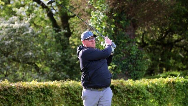 <p>Tony McKeown (Monkstown), winner of the Muskerry Junior Scratch Trophy. Picture: Niall O'Shea</p> <p>Tony McKeown (Monkstown), winner of the Muskerry Junior Scratch Trophy. Picture: Niall O'Shea</p>