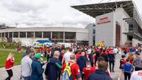 Inpho Fans stream into Pairc Ui Chaoimh 26/4/2026