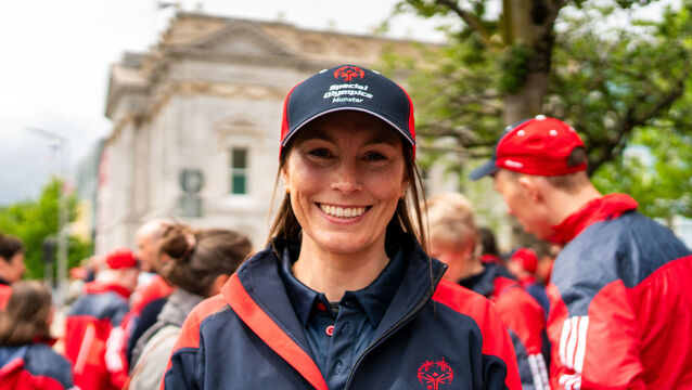 <p>Rosín Howard, Head of Delegation for nthe Munster Special Olympics Squad. Picture by Noel Sweeney</p> <p>Rosín Howard, Head of Delegation for nthe Munster Special Olympics Squad. Picture by Noel Sweeney</p>