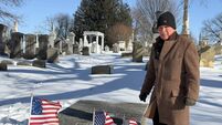 DMcK-at-Grave-3.jpeg TV: Irish pioneer who helped found USA remembered