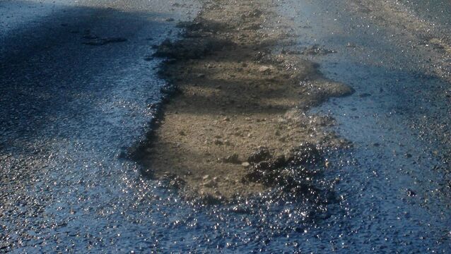 <p>Melting tar can lead to cars skidding as the tar softens and oil rises to the surface. It can also cause damage to tyres. Picture: Brian Lynch</p> <p>Melting tar can lead to cars skidding as the tar softens and oil rises to the surface. It can also cause damage to tyres. Picture: Brian Lynch</p>