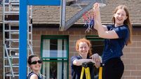 Image 185. AbbVie Week of Possibilities at Glounthaune National School.jpg Local firm's employees give Glounthaune school a summer facelift