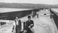 Bus passengers crossing the Old Youghal Bridge on foot, 1944..jpg Throwback Thursday: Memories of the Cork bridge you had to walk across