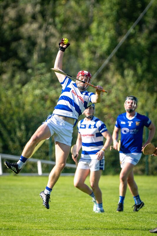 Inniscarra’s Joseph Enright rises to win possession. Picture: Chani Anderson Inniscarra’s Joseph Enright rises to win possession. Picture: Chani Anderson