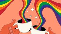 iStock-2153763978.jpg LGBT Pride month and diversity concept background decorated with rainbow flag stripe