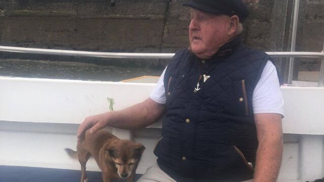 <p>Tony Gallagher on his boat the Maeve Óg with trusty dog Scuba. He has been running Blackwater Cruises for 26 years</p> <p>Tony Gallagher on his boat the Maeve Óg with trusty dog Scuba. He has been running Blackwater Cruises for 26 years</p>