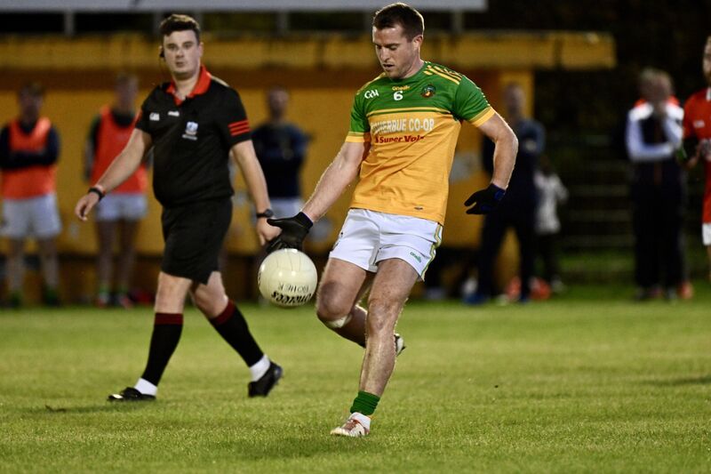 Kevin Cremin with possession for Boherbue against Dromtariffe. Picture: Larry Cummins Kevin Cremin with possession for Boherbue against Dromtariffe. Picture: Larry Cummins