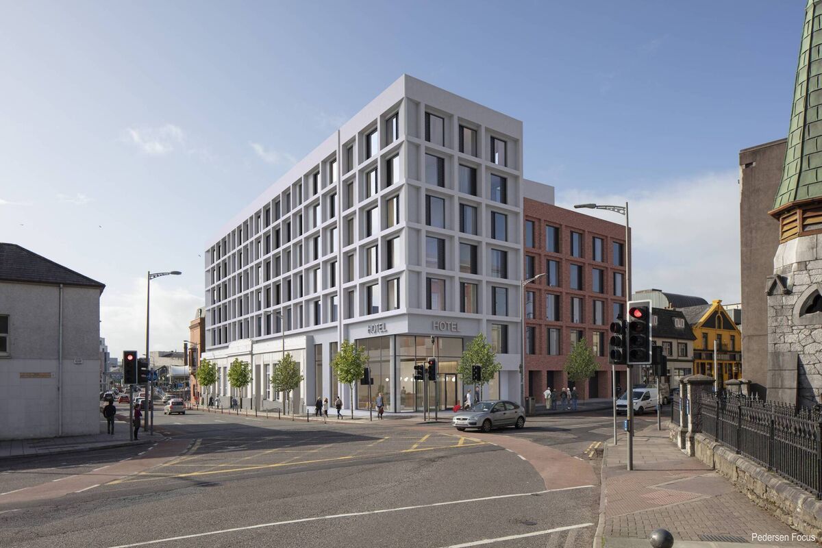 Images of the proposed hotel on the busy junction. Images of the proposed hotel on the busy junction.