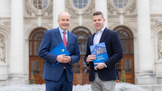 <p>Taoiseach Michéal Martin and Lidl Ireland chief executive Robert Ryan.</p> <p>Taoiseach Michéal Martin and Lidl Ireland chief executive Robert Ryan.</p>
