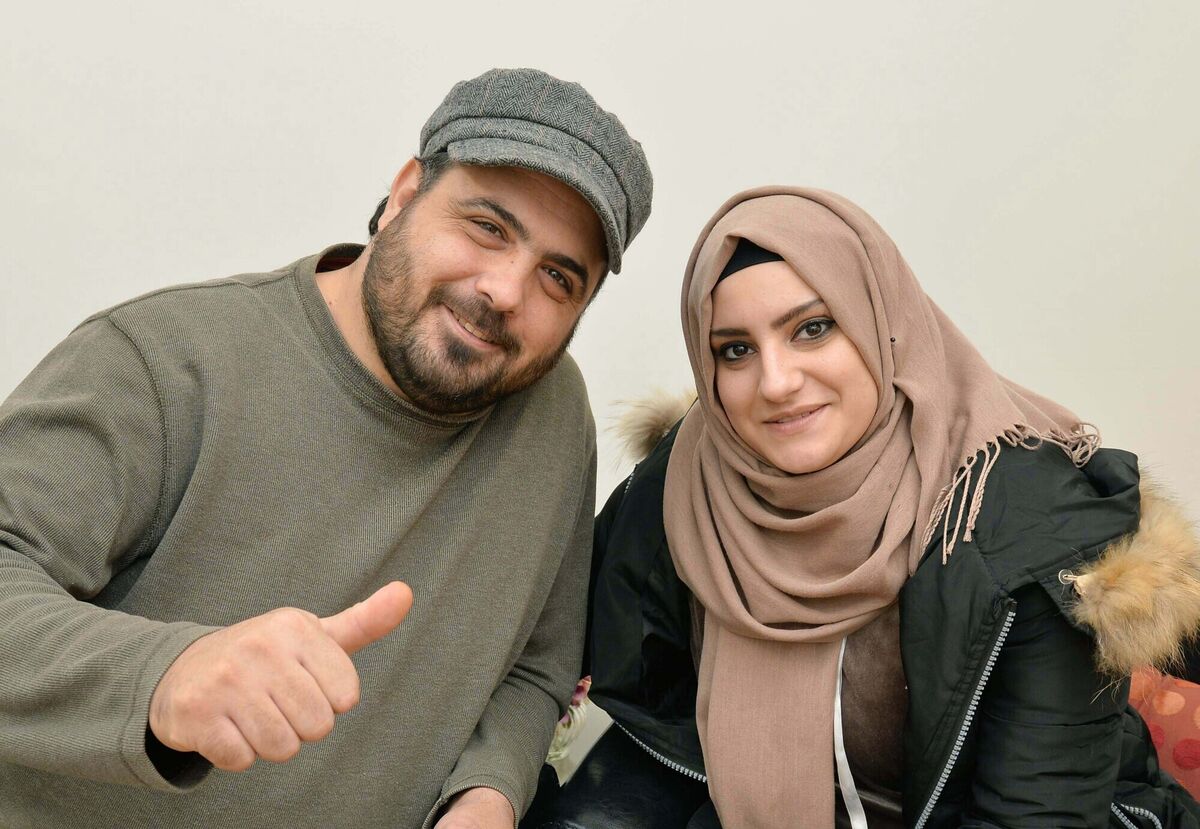 Ahmad Hazimeh and Rawan Kateb in Carrigtwohill, Co. Cork. Picture Denis Minihane. Ahmad Hazimeh and Rawan Kateb in Carrigtwohill, Co. Cork. Picture Denis Minihane.