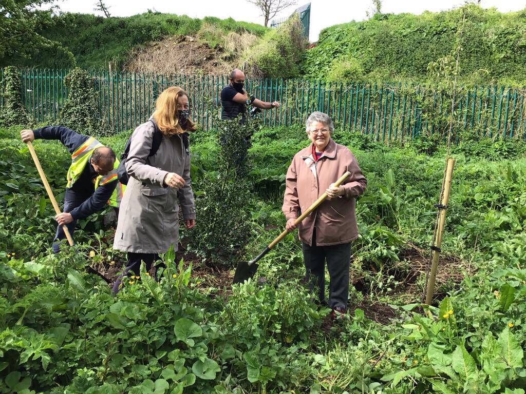 On Wednesday, Magazine Road and Surrounding Areas Residents Association planted eight trees at a park which runs between Magazine Road and Glasheen Road, known as the ‘school path’, in memory of all those who have passed away this past year. Pictured is Cllr Colette Finn (left) and Kitty Donoghue. On Wednesday, Magazine Road and Surrounding Areas Residents Association planted eight trees at a park which runs between Magazine Road and Glasheen Road, known as the ‘school path’, in memory of all those who have passed away this past year. Pictured is Cllr Colette Finn (left) and Kitty Donoghue.