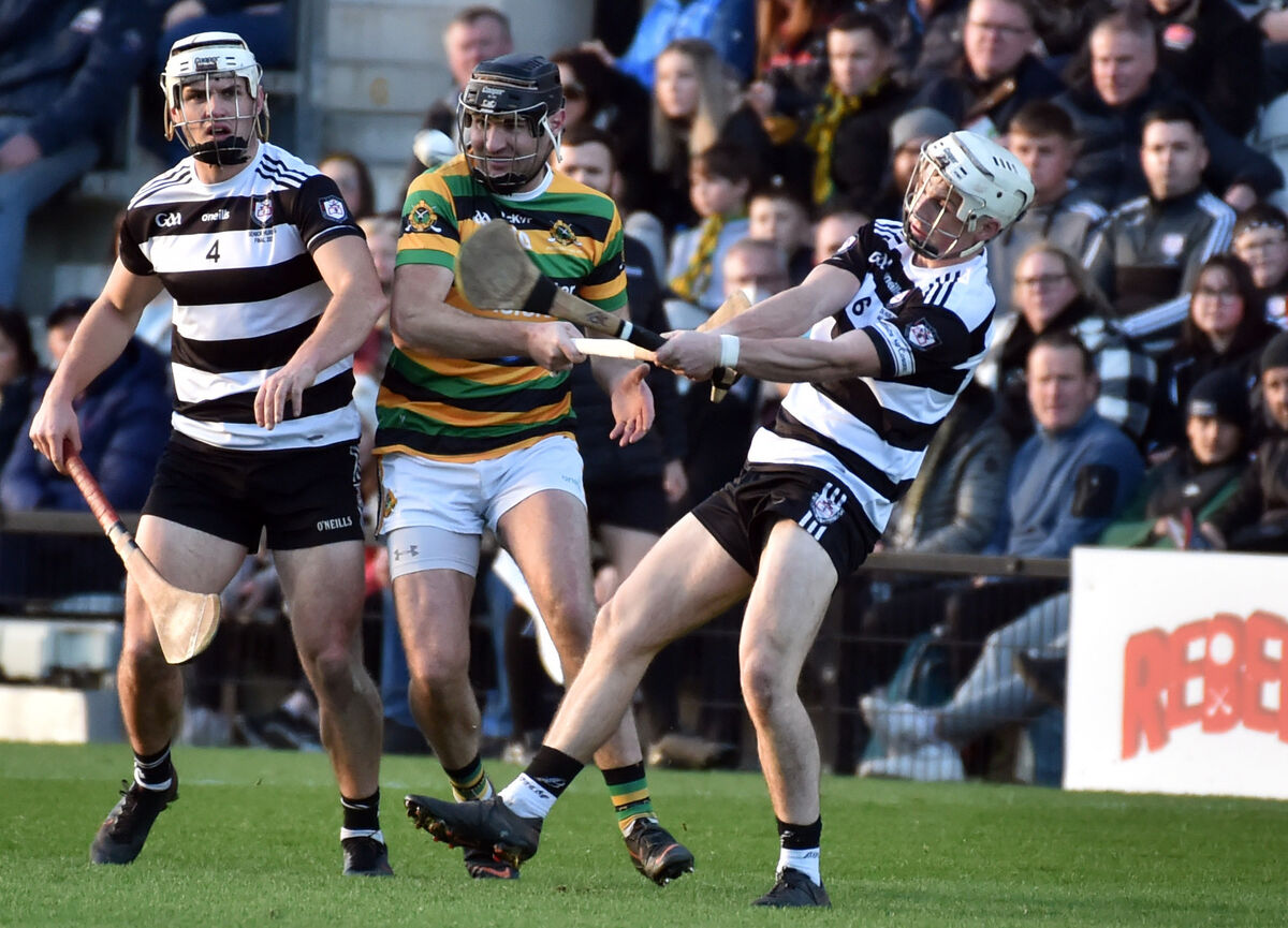 Midleton's Tommy O'Connell clears from Glen Rovers' Dean Brosnan. Picture: Eddie O'Hare Midleton's Tommy O'Connell clears from Glen Rovers' Dean Brosnan. Picture: Eddie O'Hare
