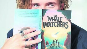 <p class="contextmenu internal_Caption">AUTHOR: Dougie Poynter with his new book The Whale Watchers</p> <p class="contextmenu internal_Caption">AUTHOR: Dougie Poynter with his new book The Whale Watchers</p>