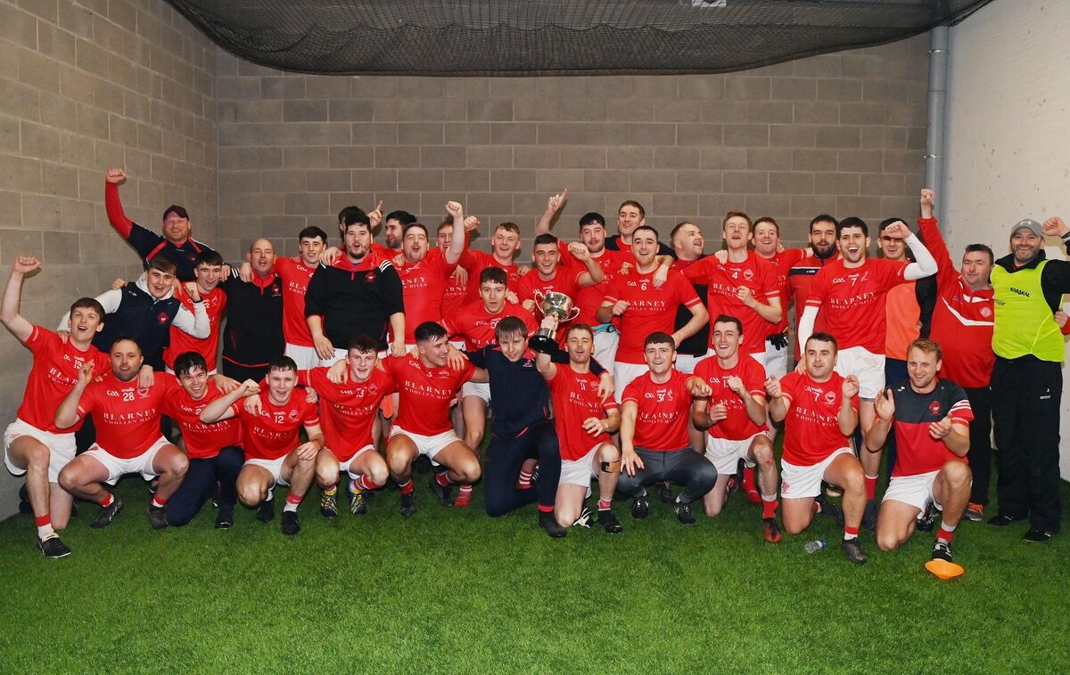 Celebrations for Blarney after defeating Fr O'Neill's in the Bon Secours Cork JBFC final at Páirc Uí Chaoimh. Picture: Denis Minihane. Celebrations for Blarney after defeating Fr O'Neill's in the Bon Secours Cork JBFC final at Páirc Uí Chaoimh. Picture: Denis Minihane.