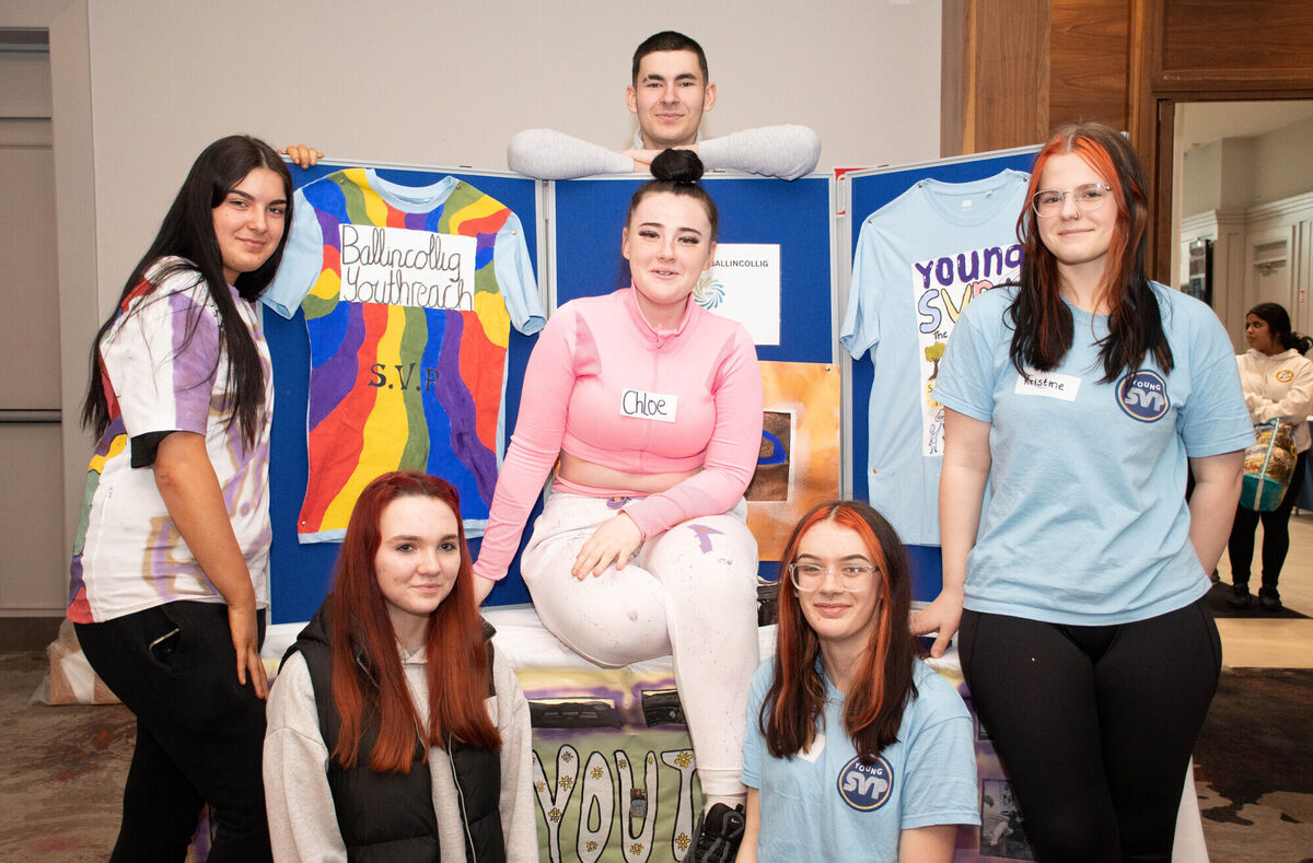 Members of the Ballincollig Youth Reach Group pictured at their stand at the recent South West Region YSVP Youths Day in the Clayton Silversprings Conference Centre. Picture: Howard Crowdy Members of the Ballincollig Youth Reach Group pictured at their stand at the recent South West Region YSVP Youths Day in the Clayton Silversprings Conference Centre. Picture: Howard Crowdy