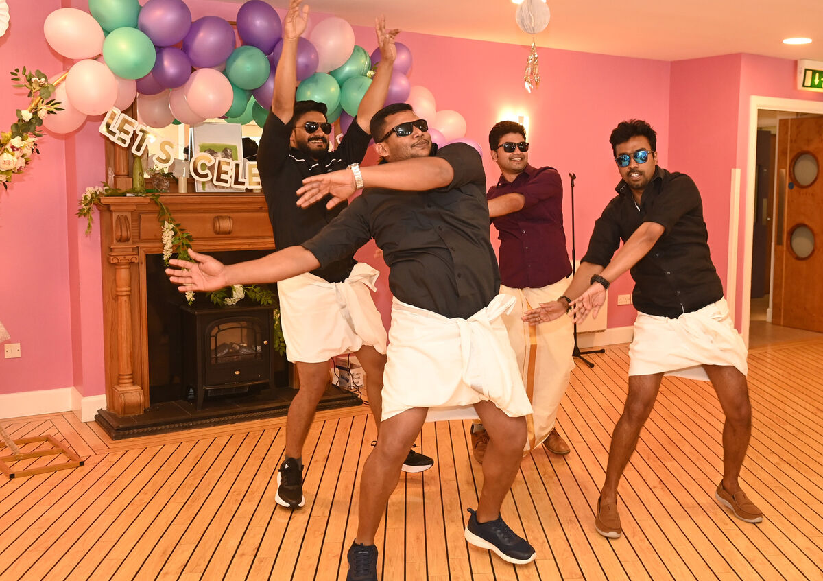 Indian staff who entertained residents as part of Nursing Homes Ireland week at Amberley Home, Fermoy. Picture: Eddie O'Hare Indian staff who entertained residents as part of Nursing Homes Ireland week at Amberley Home, Fermoy. Picture: Eddie O'Hare