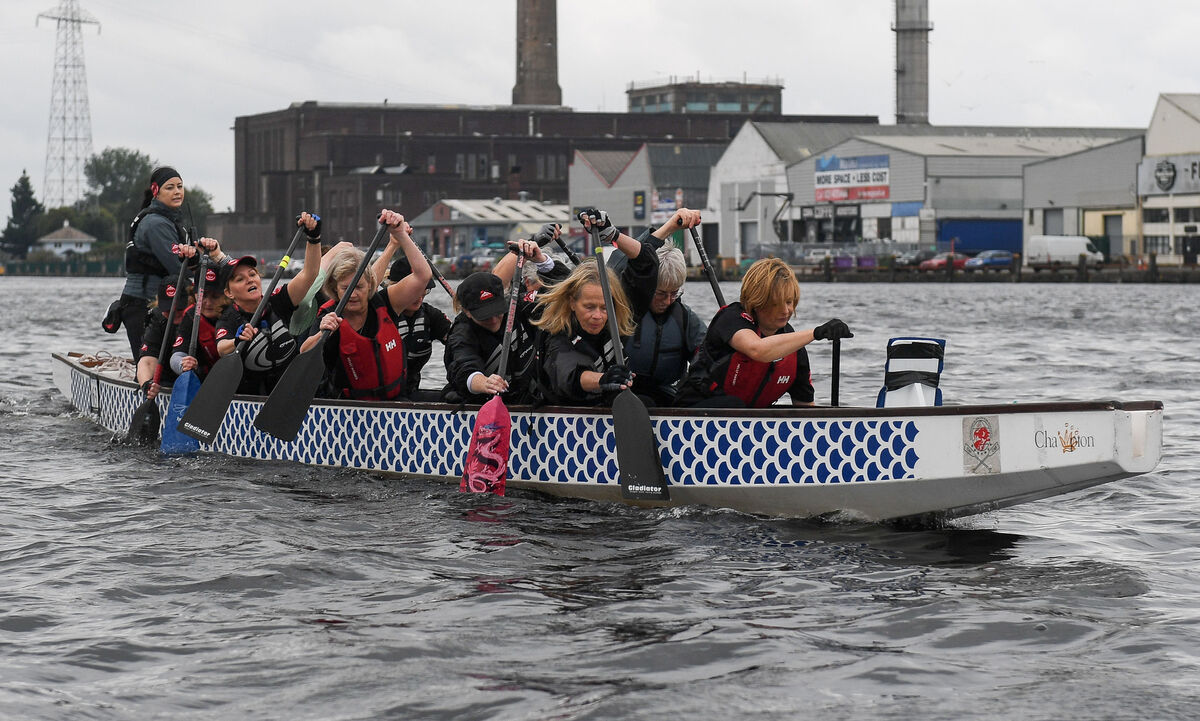 One of the Cork Dragons paddling teams in training for the upcoming Rebel Regatta. Picture: David Keane One of the Cork Dragons paddling teams in training for the upcoming Rebel Regatta. Picture: David Keane