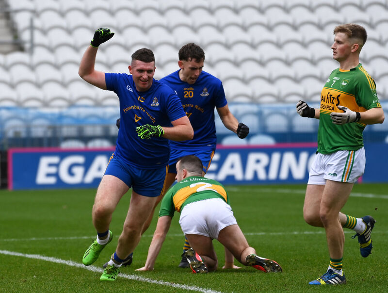 St Finbarr's Adrian Murphy celebrates his goal against Kilmurry during the Premier JFC final at Páirc Uí Chaoimh. Picture: Eddie O'Hare St Finbarr's Adrian Murphy celebrates his goal against Kilmurry during the Premier JFC final at Páirc Uí Chaoimh. Picture: Eddie O'Hare
