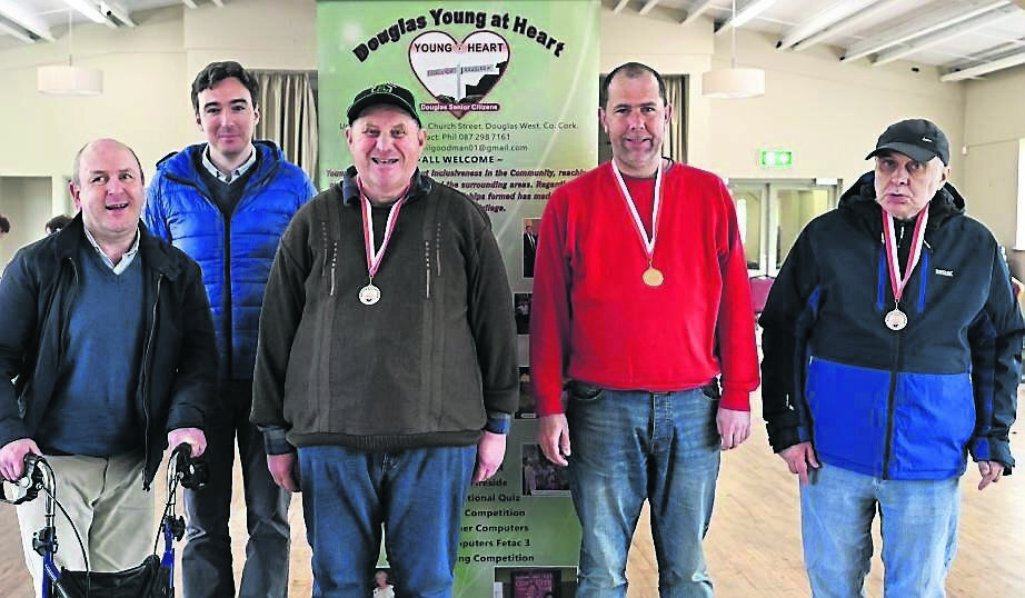 The team from Rehab Care with their medals at the kurling competition. The team from Rehab Care with their medals at the kurling competition.