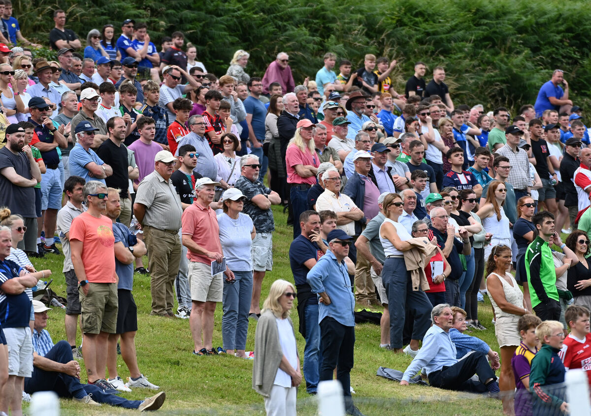 The large crowd watching Castlehaven and Clonakilty in the McCarthy Insurance Premier Cork SFC at Rosscarbery. Picture: Eddie O'Hare The large crowd watching Castlehaven and Clonakilty in the McCarthy Insurance Premier Cork SFC at Rosscarbery. Picture: Eddie O'Hare