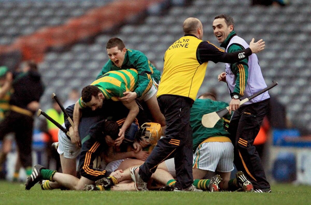 Ballymartle players and backroom members celebrate after their victory in 2011. Picture: Inpho/Donall Farmer Ballymartle players and backroom members celebrate after their victory in 2011. Picture: Inpho/Donall Farmer