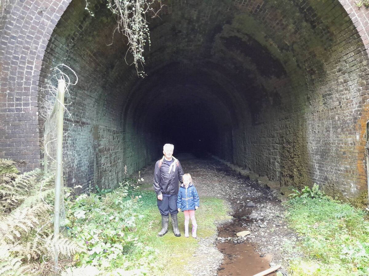 John O'Sullivan with his granddaughter Chloe at the Eastern Entrance John O'Sullivan with his granddaughter Chloe at the Eastern Entrance