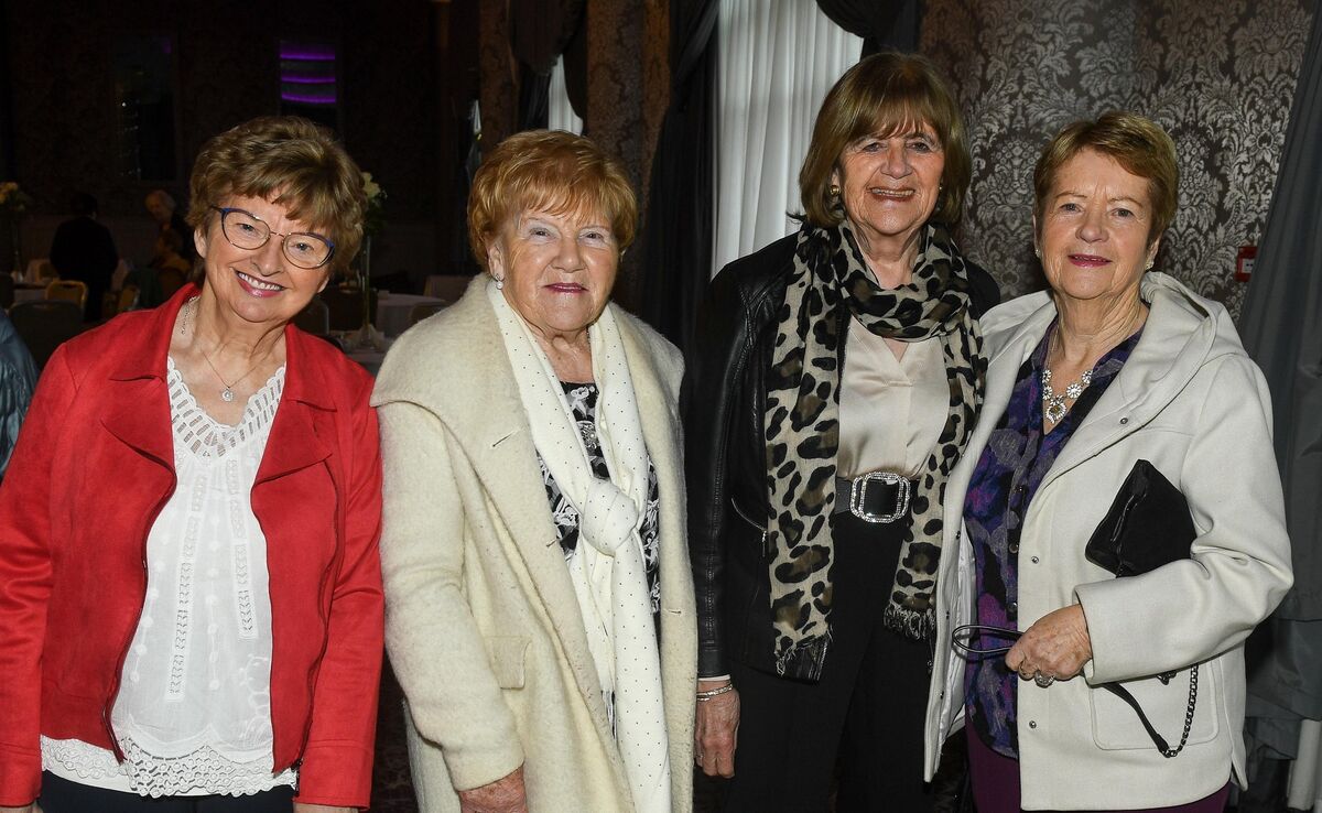 Mary Savage, Anne Buckley, Mary Murphy and Mary Forde, enjoying the Douglas Young at Heart St Valentine's tea dance at the Rochestown Park Hotel. Picture: David Keane Mary Savage, Anne Buckley, Mary Murphy and Mary Forde, enjoying the Douglas Young at Heart St Valentine's tea dance at the Rochestown Park Hotel. Picture: David Keane