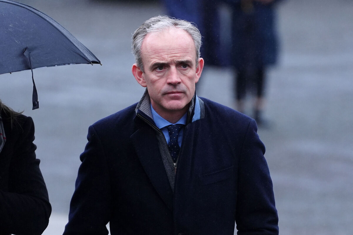Former jockey Ruby Walsh attends the funeral of Michael O'Sullivan at St John the Baptist Church, Glantane. Former jockey Ruby Walsh attends the funeral of Michael O'Sullivan at St John the Baptist Church, Glantane.