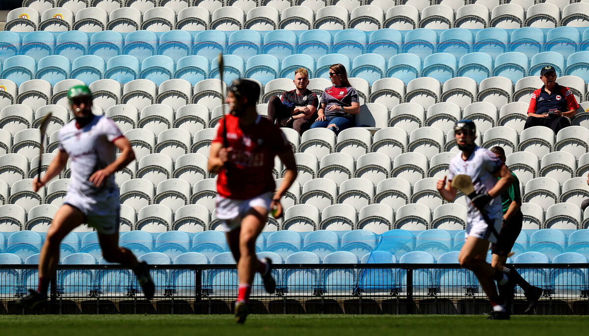 Spectators look on during the Cork-Galway Allianz Hurling League Division 1 Group A game at Páirc Uí Chaoimh in 2021. Picture: Inpho/Ryan Byrne Spectators look on during the Cork-Galway Allianz Hurling League Division 1 Group A game at Páirc Uí Chaoimh in 2021. Picture: Inpho/Ryan Byrne