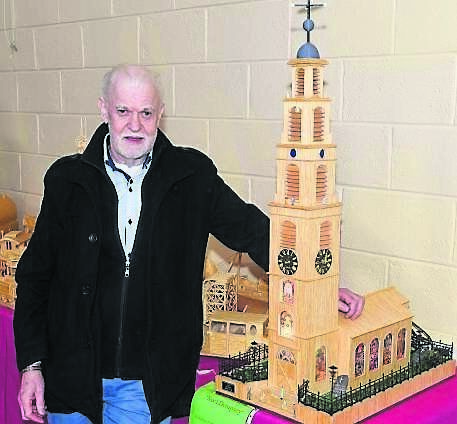 Noel Dempsey with his Shandon creation at model show in aid of the East Cork Community first responders. Picture: David Keane
Noel Dempsey with his Shandon creation at model show in aid of the East Cork Community first responders. Picture: David Keane
