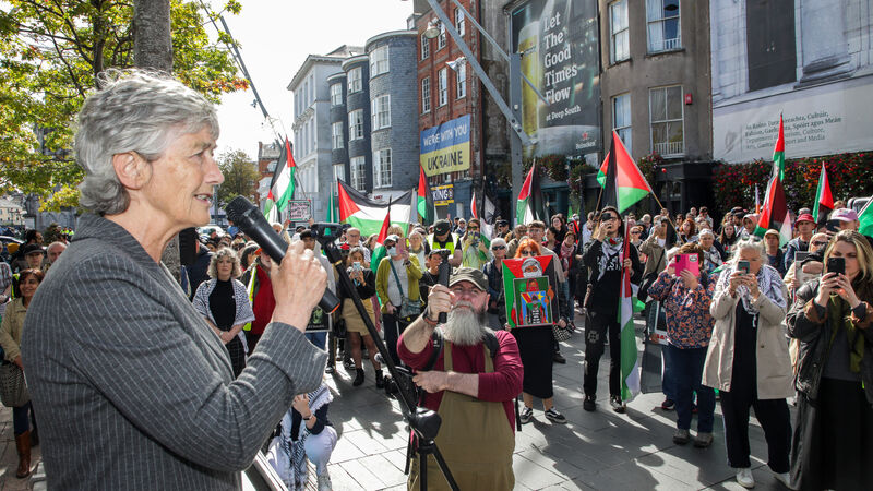 Áras candidate tells Cork gathering that protests about Gaza 'are working’ Áras candidate tells Cork gathering that protests about Gaza 'are working’