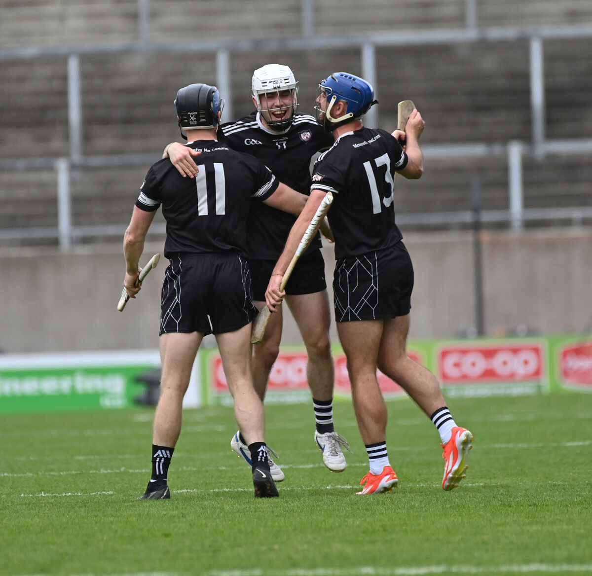 Midleton players Conor Lehane, Alex Quirke and Patrick White celebrate their win over Blackroc:k. Picture Dan Linehan Midleton players Conor Lehane, Alex Quirke and Patrick White celebrate their win over Blackroc:k. Picture Dan Linehan