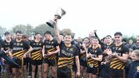 Cx Castlemagner captain.JPG Castlemagner hold off Kanturk to retain Duhallow Junior A football crown