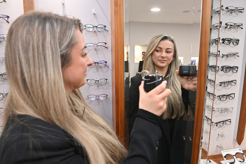 John Daly Opticians with their new audiology services.   John Daly Opticians with their new audiology services.