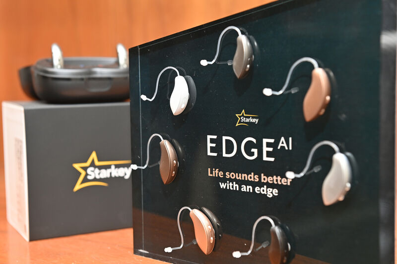 John Daly Opticians with their new audiology services.  John Daly Opticians with their new audiology services.