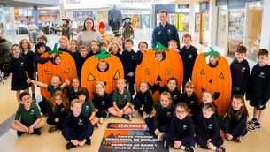 <p>Pupils from Gaelscoil na Duglaise enjoying the fun Halloween activities at Douglas Court Shopping Centre, where people are thrilled with the community engagement and creative displays. </p> <p>Pupils from Gaelscoil na Duglaise enjoying the fun Halloween activities at Douglas Court Shopping Centre, where people are thrilled with the community engagement and creative displays. </p>