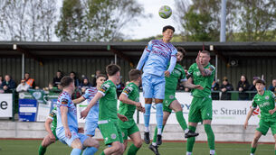 <p>Action from last April's Kerry v Cobh Ramblers clash at Mouthhawk Park. Picture: Domnick Walsh</p> <p>Action from last April's Kerry v Cobh Ramblers clash at Mouthhawk Park. Picture: Domnick Walsh</p>