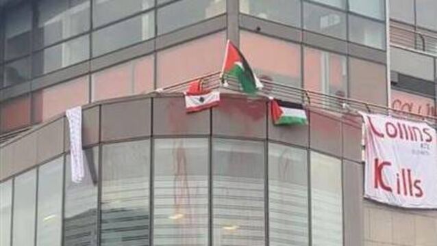 <p>The court was told: 'Various slogans were spray painted on numerous walls (at Collins Aerospace). Monitors and windows were smashed, causing thousands of euro of damage.' File picture.</p> <p>The court was told: 'Various slogans were spray painted on numerous walls (at Collins Aerospace). Monitors and windows were smashed, causing thousands of euro of damage.' File picture.</p>